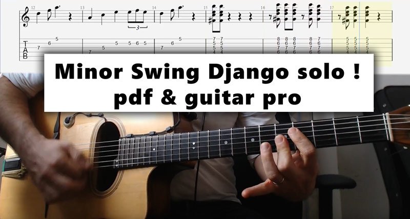 Learn minor swing solo
